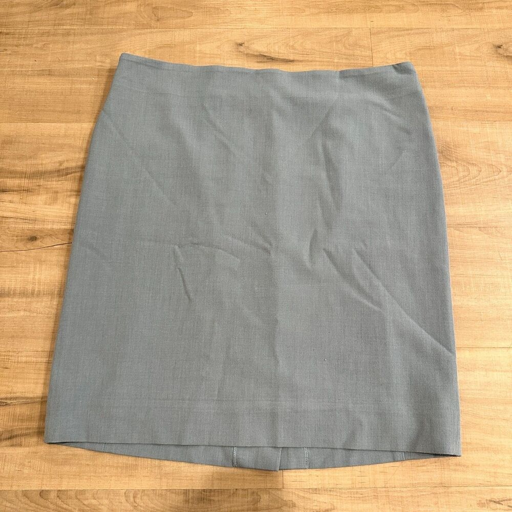 M. M. Lafleur Women's Pencil‎ Skirt Size 16 Blue Career Professional Stretch
